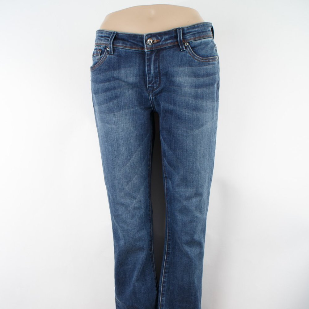 Mercer Denim Bootcut 27P (30 X 30) Women's Denim Jeans Dark Wash Zip Fly